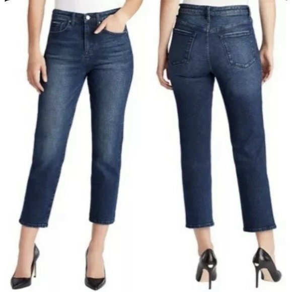 William Rast So Cheeky High Rise Straight Jeans‎ Blue 25 30061896 $89.50 - Picture 1 of 10